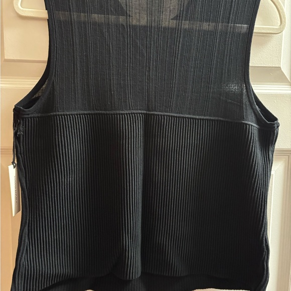 Banana Republic Tops - Banana Republic Black Ribbed Sleeveless Tank